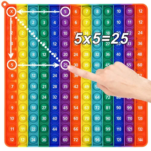 12x12 Multi pli kation spiel Pop Spielzeug Mathe lernen Lernspiel zeug Manipulationen für Kinder