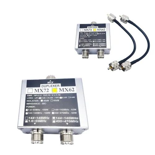 E56B Duplexer MX62 Antennenkoppler verbessern den Signalempfang für FT857D FT911 ATAS-120A