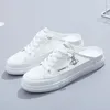 2023 Sommer Frauen Schuhe vielseitige Hausschuhe dünne atmungsaktive Mesh Sandalen lässige Panto letten weiß Outdoor weibliche Turnschuhe Zapatillas