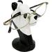 Handmade Wood Carved Animal Eyeglass Holder. Sunglasses Display Stand. Nightstand Home Office Desk Decor. Christmas Holiday New Year Business Gift for Men Women Adults (Panda)