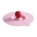 CICRKHB Water Cup Clearance Food Grade Silicone Cup Lid Mug Covers Antidust Glass Cup Coffee Mug Cover Airtight Seal Lids Cap Drink Cup Covers for Beverages Pink