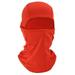 Viworld Ski Mask Summer Balaclava Full Face Mesh Quick Dry Full Face Balaclava Motorcycle Helmet Liner-Red