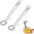 2 Pack Stainless Steel Whisk Flat Spring Coil Whisk Spring Mini Stainless Steel Whisk Ccan be used for Whisking eggs Coffee Milk Kitchen Gadgets