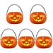 5pcs Solar Lantern Waterproof Outdoor Solar Light Pumpkin Hanging Ground Yard Light