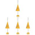 4 Count Creative Halloween Wind Chime Metal Outdoor Decor Retro The Bell Home Big Chimes