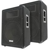 Seismic Audio Premium FL-15P (Pair) 2-way Indoor Speaker 400 W RMS Black