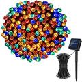 LED Lights ZKCCNUK Solar String Lights 72Ft 200 LED Solar Powered 8 Lighting 22M Mode Decorative Lights Party Gardens Wedding String Light Strip Decor for Room Bedroom Outdoor on Clearance