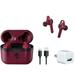 Skullcandy Indy Evo True Wireless in-Ear Headphones - with Charging Plug (Deep Red)