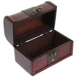 Vintage Storage Box Money Case Jewelry Souvenir Props Small Ornament Sendacake Valentines Wooden Piggy Bank