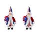 2 Count Independence Day Sam Spring Fling Decorations Creative Doll Adorn Delicate Man Ornament Gift Memorial