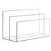 File Rack Holder for Desk Mail Organizer Business Card Paper Folders Book Acrylic Office