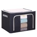 Storage Bins ZKCCNUK Large Capacity Clothes Storage Bag Organizer with Thick Fabric for Comforters 72L Storage Box with Lids for Home Kitchen on Clearance