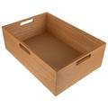 Solid Wood Storage Basket Perfume Stand Boxes Desk Organizer Wooden Cosmetics Toys Pantry Kitchen Drawer