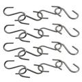 30 Pcs Hook Hooks Metal Heavy Duty Clothes Hanger Rack Stainless Steel Wire Rope Bulk Shape Hanging Racks for
