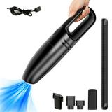 Car Vacuum Cleaner With Powerful Suction Portable Handheld Vacuum Cordless Wet Dry Vacuum Cleaner Rechargeable