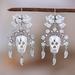 Catrina Splendor,'Taxco 925 Silver Day of the Dead Catrina Dangle Earrings'