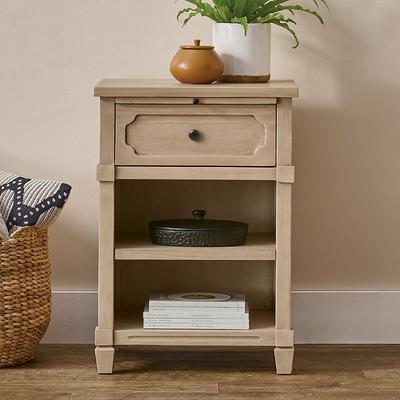 Crawford Single Nightstand - Driftwood - Grandin R...