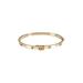 Gucci Jewelry | Gucci Running G Black Diamond Slim Bangle In 18k Yellow Gold 0.35 Ctw | Color: Silver | Size: Os