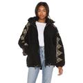 Free People Jackets & Coats | Free People Fp Movement Lodge Livin Fleece Sherpa Jacket Embroidery Black Medium | Color: Black | Size: M