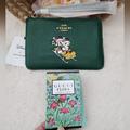 Coach Bags | Disney Coach Corner Zip Wristlet Mickey [Free Gucci 1vial] | Color: Green | Size: Os