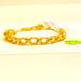 Coach Jewelry | Coach Kissing C Link Slider Bracelet | Color: Gold | Size: 8 In