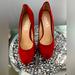 Michael Kors Shoes | Michael Kors, Red Suede Heels | Color: Red | Size: 7.5
