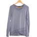 Athleta Tops | Athleta Criss Cross Serenity Auberge Top | Color: Gray | Size: M