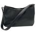 Nine West Bags | 90s Supple Black Leather Shoulder Bag Silver Hardware By Nine West | Color: Black/Silver | Size: 7” X 11”