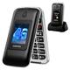4G Senior Mobile Phone Simple for Elderly, Basic Cell Phone with Large Buttons, Flip Phone, Unlocked Senior Mobile Phone with 2.8"Color Big Display | SOS Button | FM Radio | Torch |1200mAh Battery
