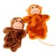 8 Pcs Monkey Hand Puppet Toys Stuffed Toy Educational Hand Puppet Lifelike Hand Toy Hand Puppet for Kids Hand Puppets for Kids Creative Hand Toy Pp Cotton Manual Doll Baby