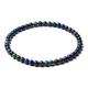 4mm Natural Stone Bracelets Amethysts Agates Beaded Bracelets Women Elastic Rope Jewelry Gifts,11 Pink Cat Eye,17 Cm crystal stone (Color : 23 Lapis Lazuli, Size : 19cm)