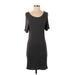 Brandy Melville Casual Dress - Sheath: Gray Solid Dresses - Women's Size 3