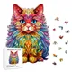 puzzle en bois 3d Puzzle en bois chat persan pour avancé plus tard diverses saillies spéciales