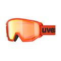 Uvex Athletic FM Unisex-Skibrille Vollrand Monoscheibe Kunststoff-Gestell, rot