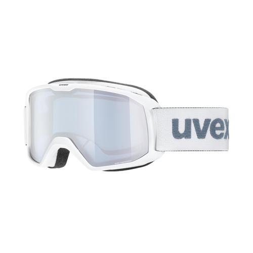 Uvex ELEMNT FM Unisex-Skibrille Vollrand Monoscheibe Kunststoff-Gestell, weiß