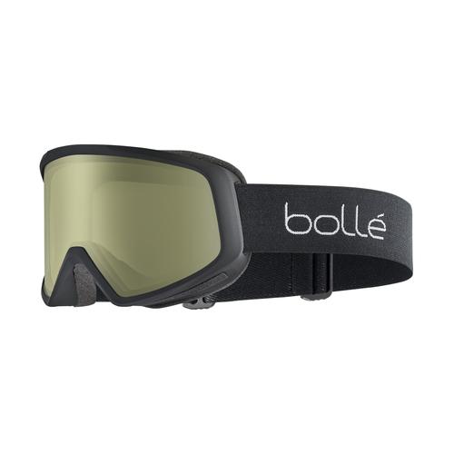 Bollé BEDROCK Unisex-Skibrille Vollrand Monoscheibe Kunststoff-Gestell, schwarz