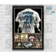 Leeds United Legend Tony Yeboah Football Shirt Back Print LUFC / Poster / Framed Memorabilia / Collectible / Signed