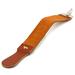 Double-layer Leather Razor Strop Shaving Sharpener Strap Barber Straight Razor Sharpening Belt (Brown)