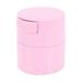 Trjgtas Eyelash Glue Storage Tank Eyelashes Extension Glue Adhesive Stand Jar Activated Sealed Box 4 Cells Container Pink