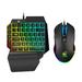 Easy Use Gaming Keyboard Backlight Keyboard E-Sport Keyboard Computer Game Keyboard Play Game Keyboard for Home Dorm with Mouse