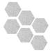 6pcs Professional Sound-absorbing Panels Hexagon Acoustic Absorption Panels