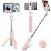 Extendable Selfie Stick Tripod Wireless Remote Shutter for iPhone Samsung Google Sony and Smartphones Black