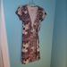 Athleta Dresses | Athleta Floral Bohemian Pink White Wrap Dress Sz. Small | Color: Pink/White | Size: S