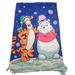 Disney Holiday | Christmas Garden Flag Tigger Builds A Winnie The Pooh Snowman #N64 | Color: Blue/White | Size: Os