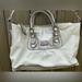 Coach Bags | Coach Ashley Convertible Shoulder Bag/Handbag/Satchel. F15445 | Color: Silver/White | Size: Os