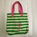 American Eagle Outfitters Bags | American Eagle | Green & White Striped Flamingo Tote Bag | Color: Green/White | Size: Os