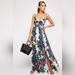 Free People Dresses | Free People Through The Vine Maxi Dress Size S Floral Boho Chic | Color: Blue/Pink | Size: S