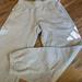 Adidas Pants | Adidas Track Pants Men Gray Sweatpants Running Jogger Logo Workout Medium M | Color: Gray/White | Size: M