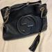 Gucci Bags | Authentic Gucci Leather Soho Large Shoulder Tote Bag | Color: Black/Gold | Size: Os