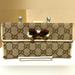 Gucci Bags | Gucci Princy Sherry Line Bow Wallet | Color: Brown/Cream | Size: Os